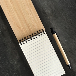 Personalised Mini Bamboo Lined Notepad Inner