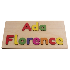Wooden Name Puzzle - 2 Lines