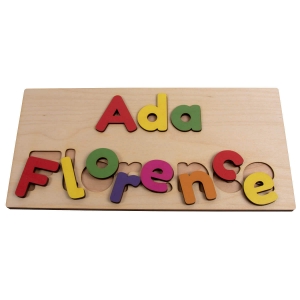 Wooden Name Puzzle - 2 Lines