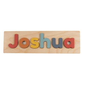 Wooden Name Puzzle 1-7 - Autumn Colours